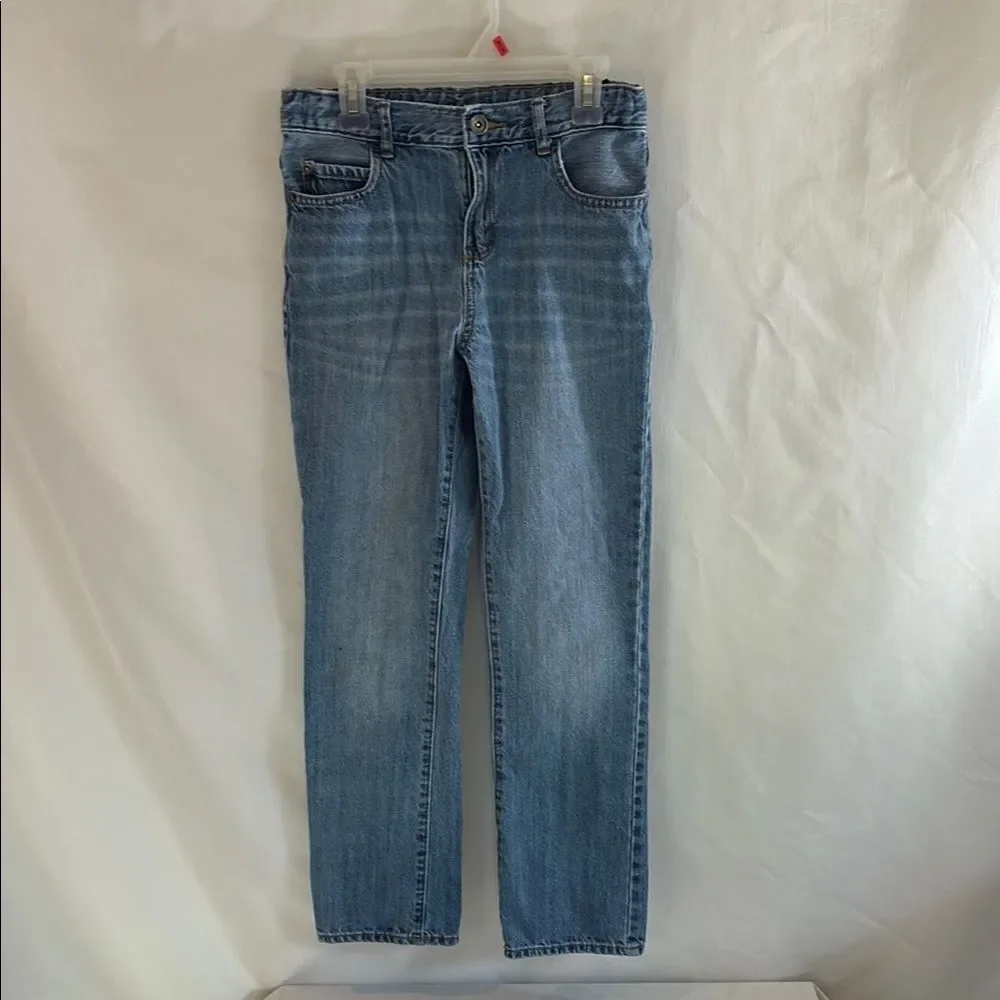The Children's place set of two boys straight leg jeans dark & light wash Sz 12